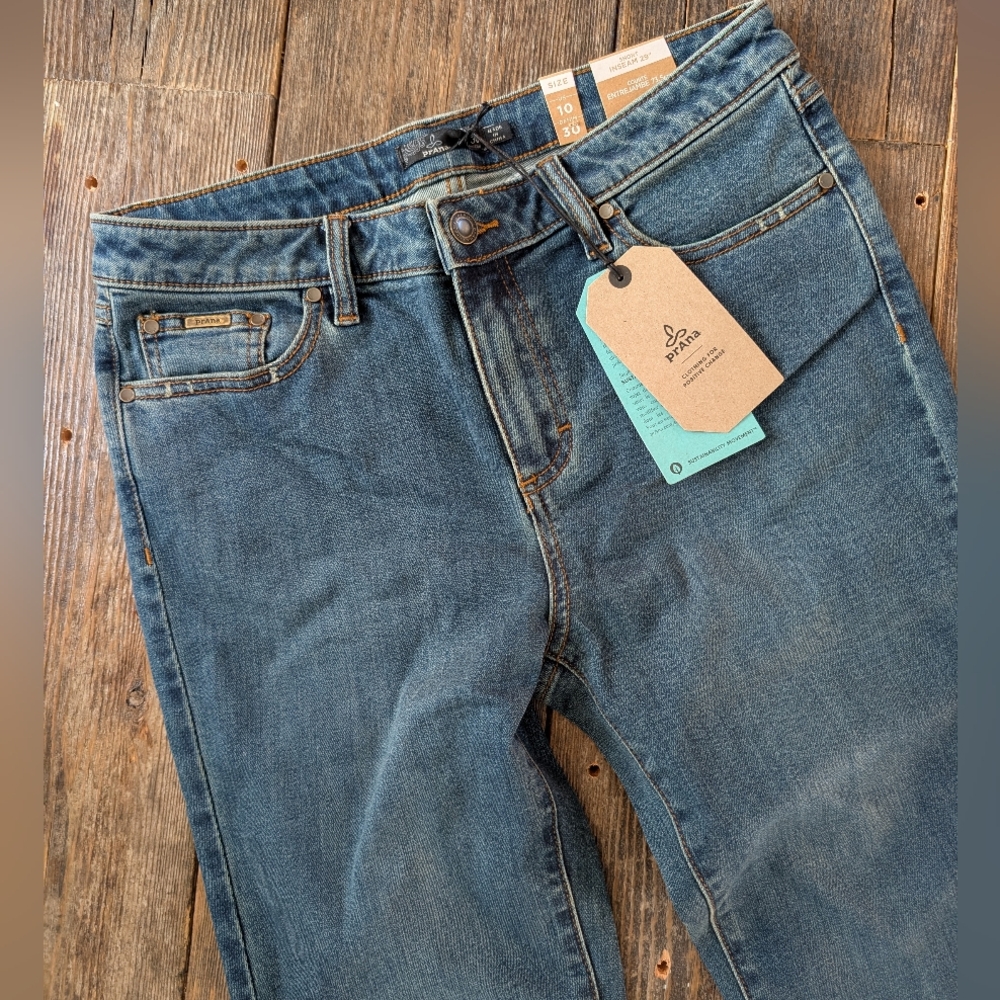 Prana Jeans | sz 10 Short Petite | True Blue color | Sienna
